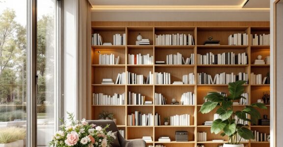 Conception de votre bibliothèque sur mesure à Perpignan avec l’équipe Nauleau & Fils